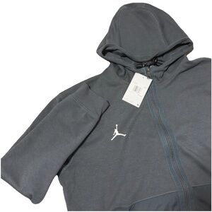 NWT $110‎ Nike Jordan Full-Zip Women XXL Hoodie Black Label Collection